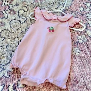 TBBC strawberry onesie
